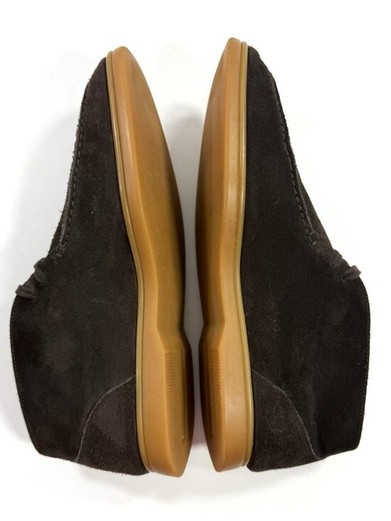 Suitsupply Mens Chukka Shoes Dark Brown Suede Leather Size EU 43 US 10 Boots main image 8